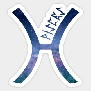 Piscis Galaxy Sticker